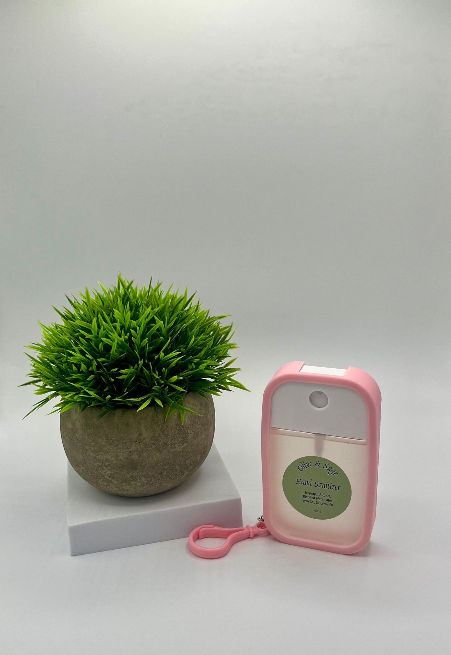 Hand Sanitizer with Keychain Case